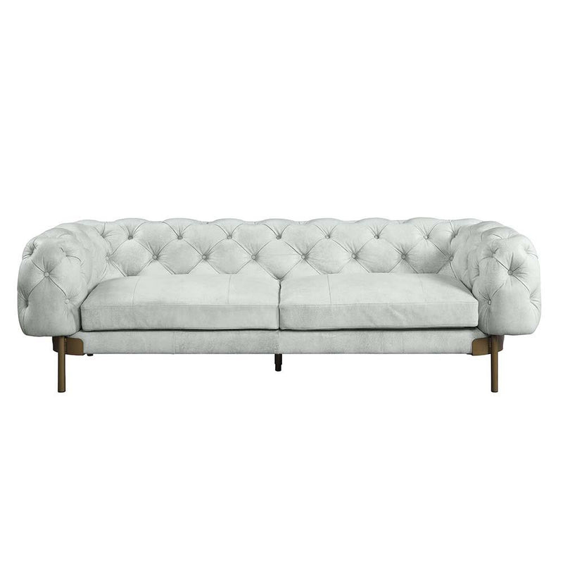 Acme Furniture Ragle Stationary Leather Sofa LV01021 IMAGE 3