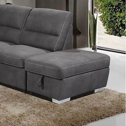Acme Furniture Acoose Fabric Storage Ottoman LV01024 IMAGE 1