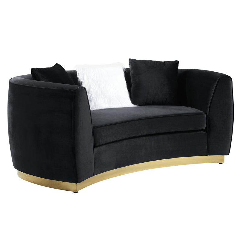 Acme Furniture Achelle Stationary Fabric Loveseat LV01046 IMAGE 1