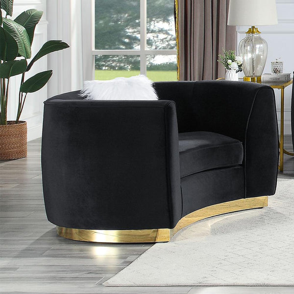 Acme Furniture Achelle Stationary Fabric Chair LV01047 IMAGE 1
