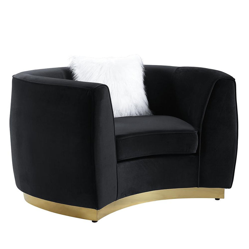 Acme Furniture Achelle Stationary Fabric Chair LV01047 IMAGE 2