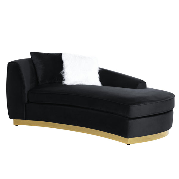 Acme Furniture Achelle Fabric Chaise LV01048 IMAGE 1