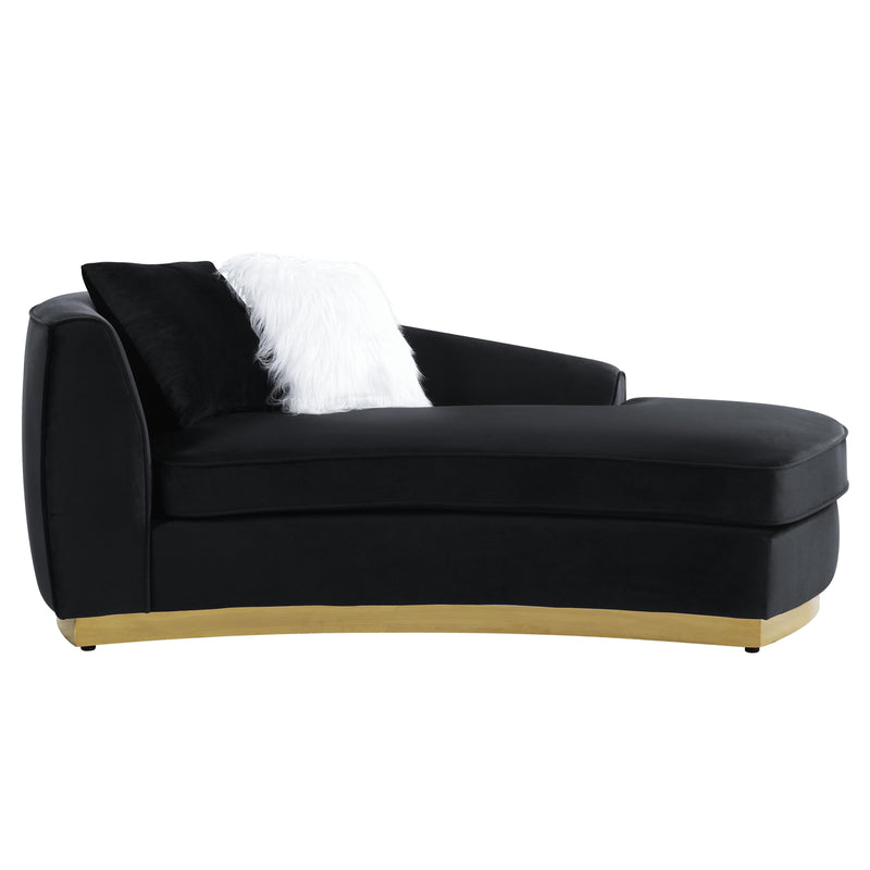 Acme Furniture Achelle Fabric Chaise LV01048 IMAGE 2