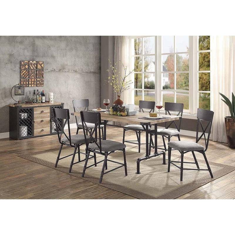 Acme Furniture Edina Dining Table with Trestle Base DN01057 IMAGE 4