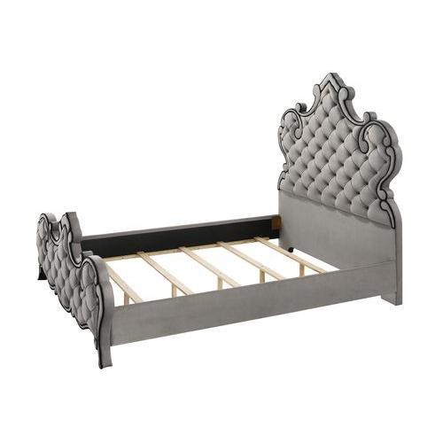 Acme Furniture Perine King Upholstered Panel Bed BD01061EK IMAGE 1