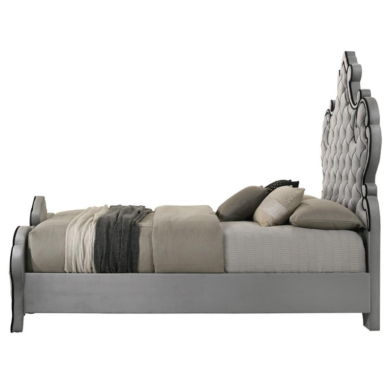 Acme Furniture Perine King Upholstered Panel Bed BD01061EK IMAGE 4