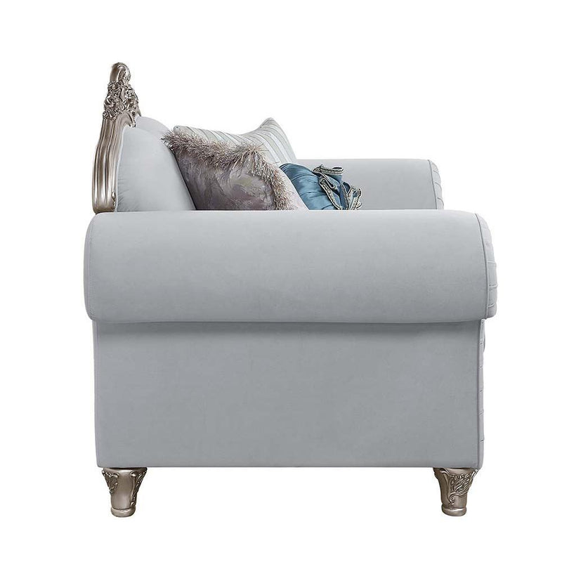Acme Furniture Pelumi Stationary Fabric Loveseat LV01113 IMAGE 3