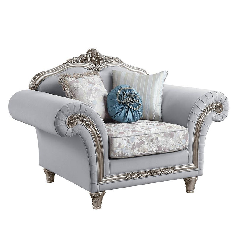 Acme Furniture Pelumi Stationary Fabric Chair LV01114 IMAGE 2