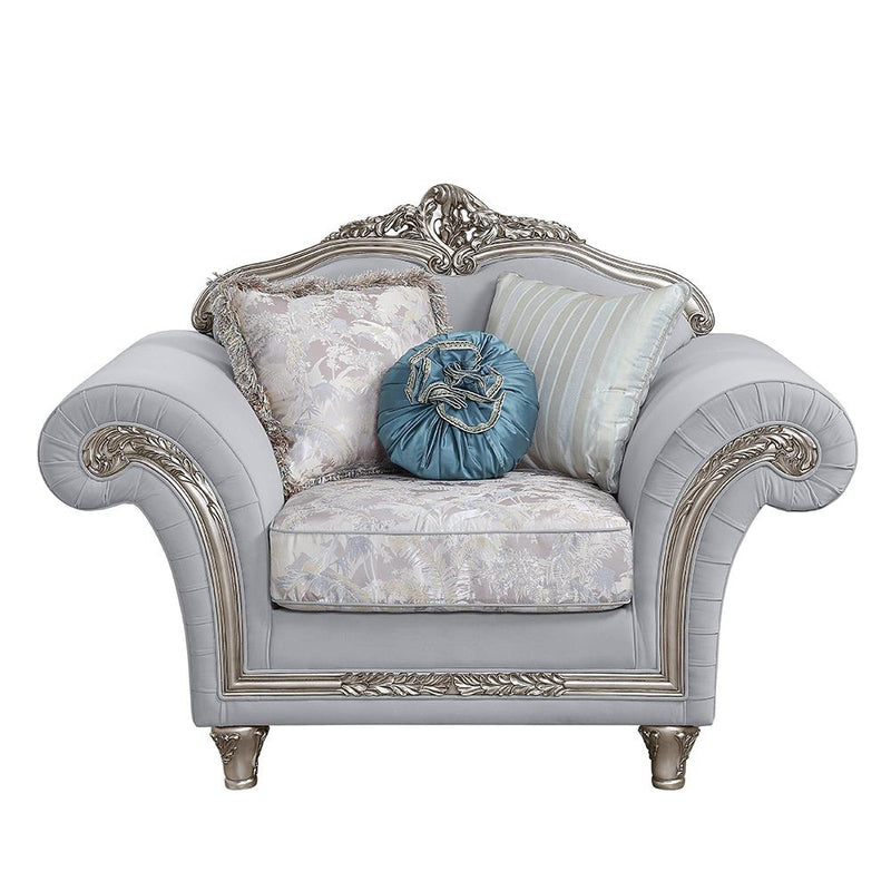 Acme Furniture Pelumi Stationary Fabric Chair LV01114 IMAGE 3