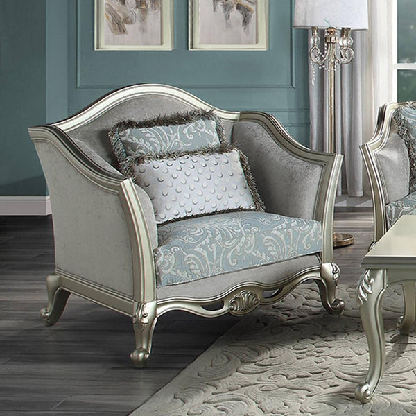 Acme Furniture Qunsia Stationary Fabric Chair LV01119 IMAGE 1