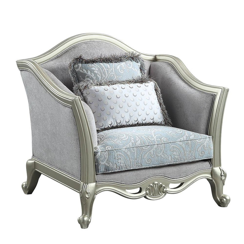 Acme Furniture Qunsia Stationary Fabric Chair LV01119 IMAGE 2