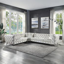 Acme Furniture Atronia Fabric 3 pc Sectional LV01160 IMAGE 1