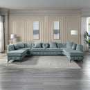 Acme Furniture Atronia Fabric 5 pc Sectional LV01161 IMAGE 1