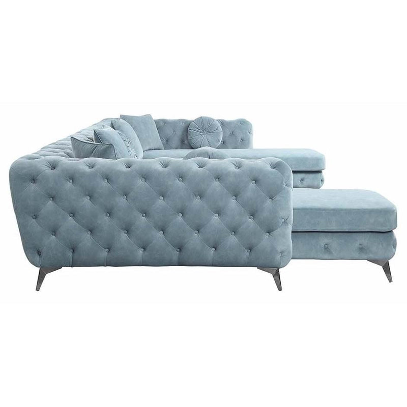 Acme Furniture Atronia Fabric 5 pc Sectional LV01161 IMAGE 3