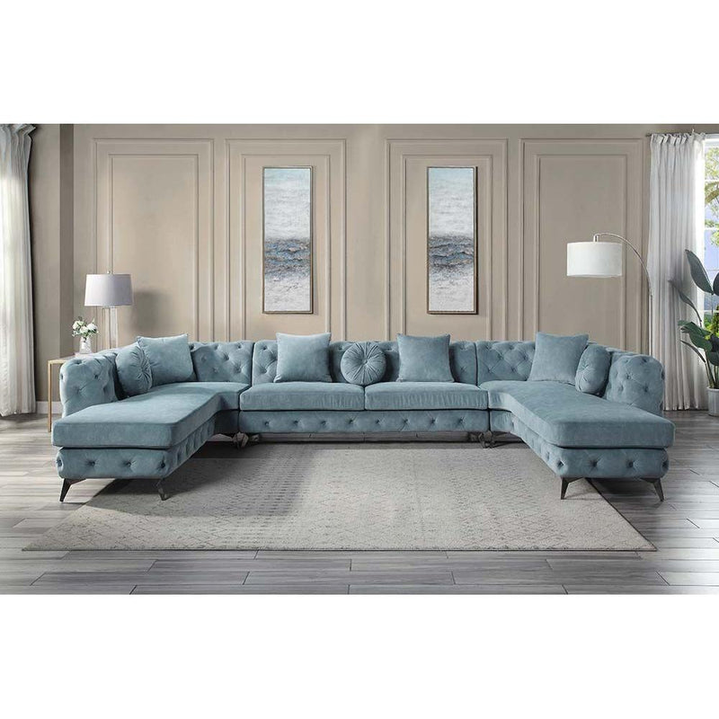 Acme Furniture Atronia Fabric 5 pc Sectional LV01161 IMAGE 6