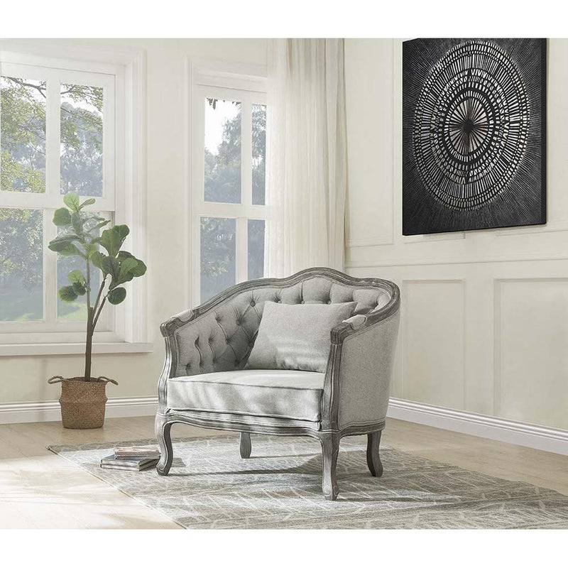 Acme Furniture Samael Stationary Fabric Chair LV01163 IMAGE 5