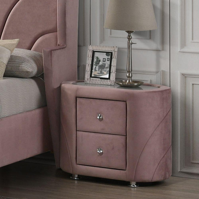 Acme Furniture Salonia 2-Drawer Nightstand BD01184 IMAGE 6