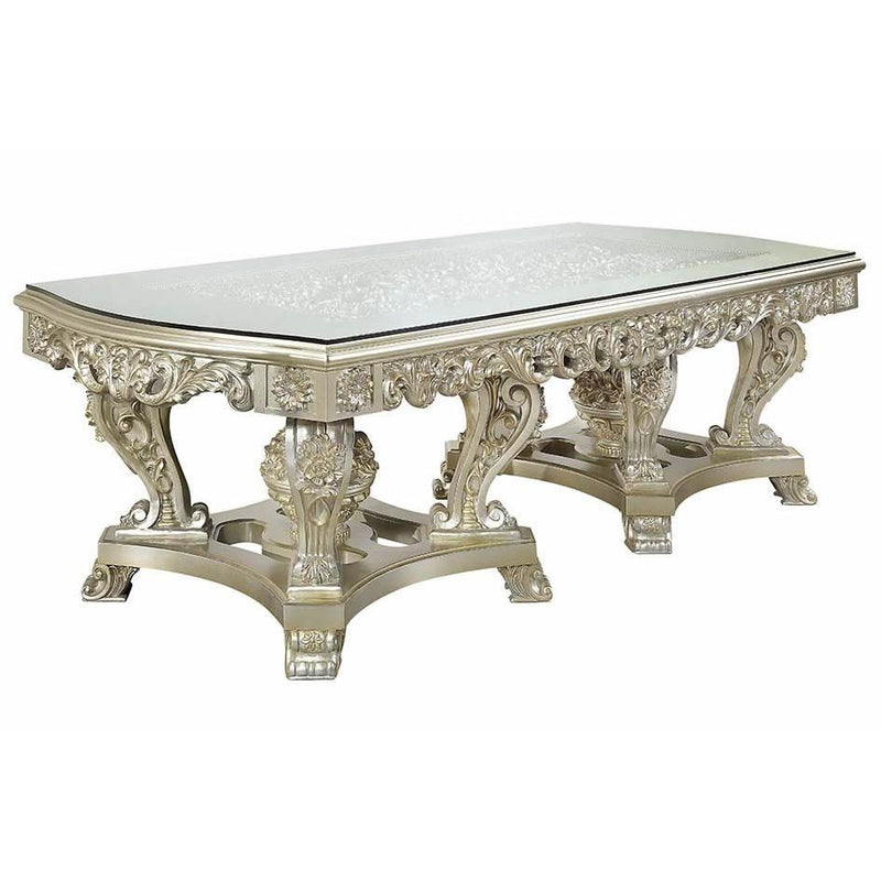 Acme Furniture Sorina Dining Table with Pedestal Base DN01208 IMAGE 1