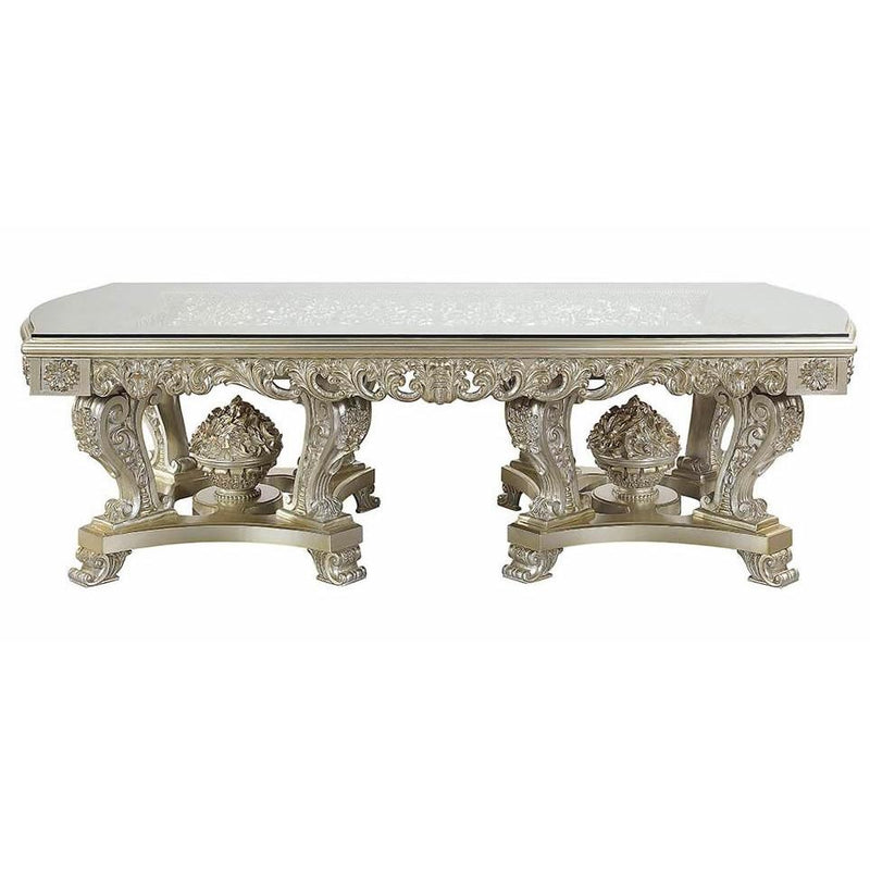 Acme Furniture Sorina Dining Table with Pedestal Base DN01208 IMAGE 2