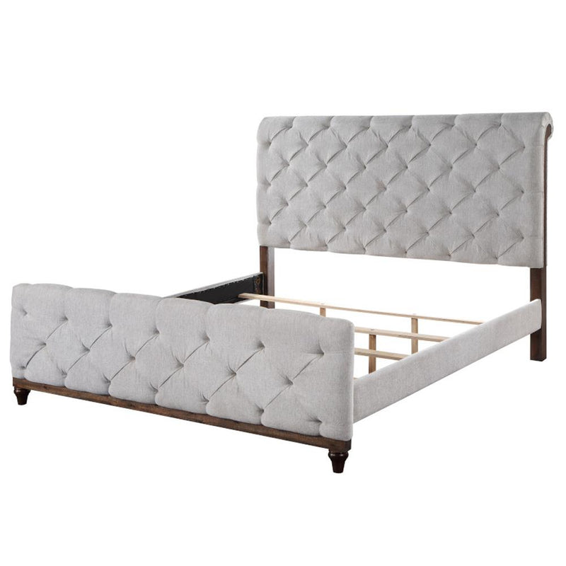 Acme Furniture Andria King Upholstered Panel Bed BD01290EK IMAGE 2