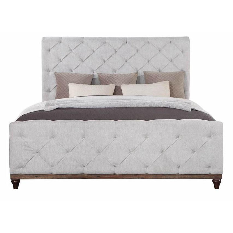 Acme Furniture Andria Queen Upholstered Panel Bed BD01291Q IMAGE 2