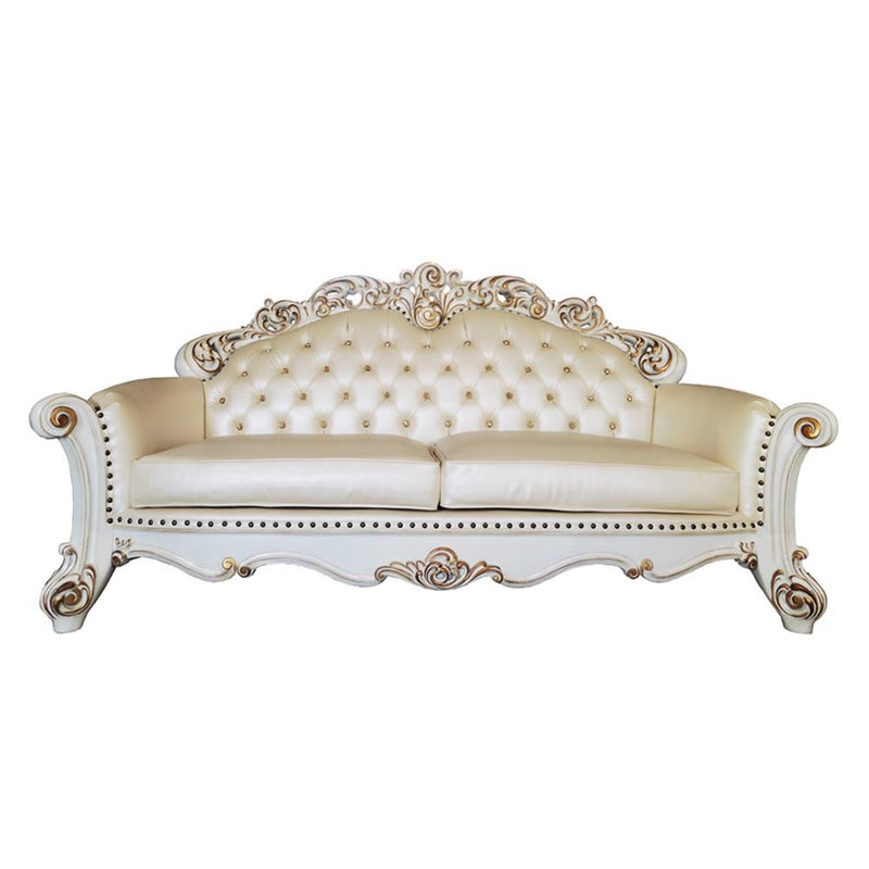 Acme Furniture Vendom Stationary Polyurethane Sofa LV01324 IMAGE 3