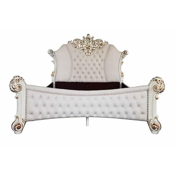 Acme Furniture Vendome King Upholstered Poster Bed BD01335EK IMAGE 2