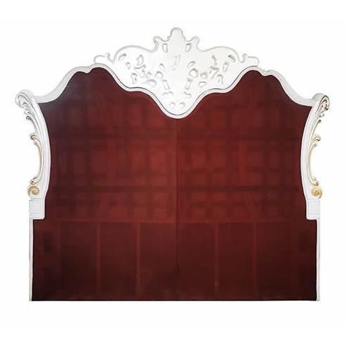 Acme Furniture Vendome Queen Upholstered Poster Bed BD01336Q IMAGE 4