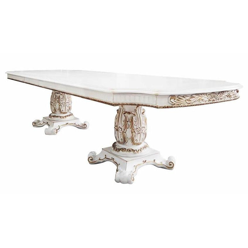 Acme Furniture Vendom Dining Table with Pedestal Base DN01346 IMAGE 1