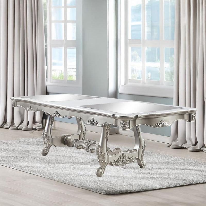 Acme Furniture Bently Dining Table with Pedestal Base DN01368 IMAGE 1