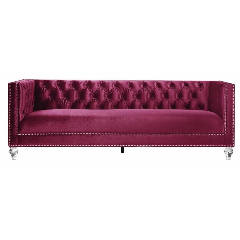 Acme Furniture Heibero Stationary Fabric Sofa LV01400 IMAGE 2