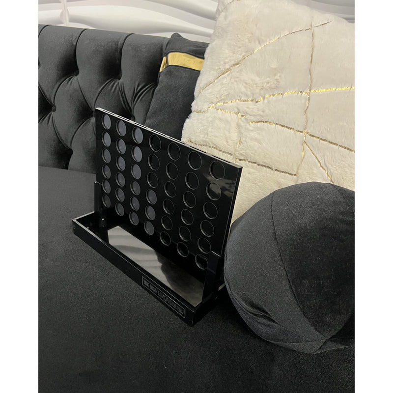 Luxe Loft Home Decor Miscellaneous 4 in a Row - Black IMAGE 2