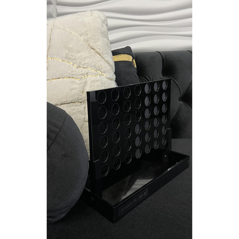 Luxe Loft Home Decor Miscellaneous 4 in a Row - Black IMAGE 3
