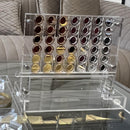 Luxe Loft Home Decor Miscellaneous 4 in a Row - Clear IMAGE 1